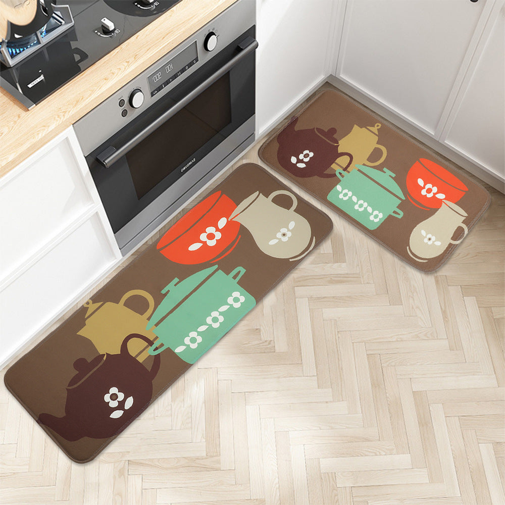 Hallway Balcony Door Non-slip Carpet Home Kitchen And Bedroom Bathroom Non-slip Cartoon Floor Mat